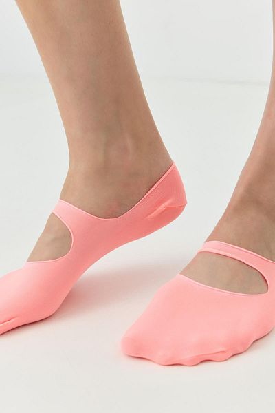C&City Sosete Yoga Balerina Portocaliu Neon