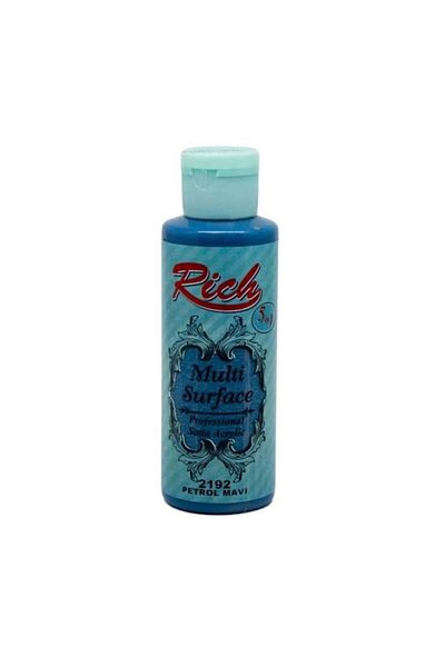 MR RZN STORE Rich Multi Surface 2192 Petrol Blue Acrylic Paint 120 cc