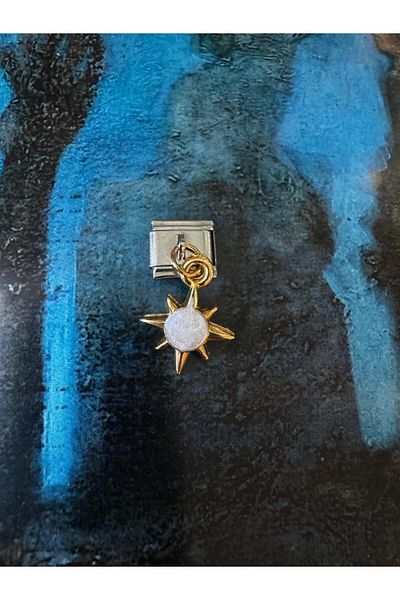 LAİKA Steel Sun Italian Bracelet Charm