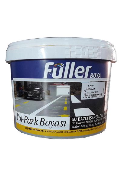 NEZADE STORE Filler Yellow Road Line Paint 2.5 Liter Water Based