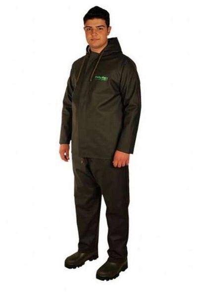 MR RZN STORE Polly Rain Suit Pvc Raincoat Size XL