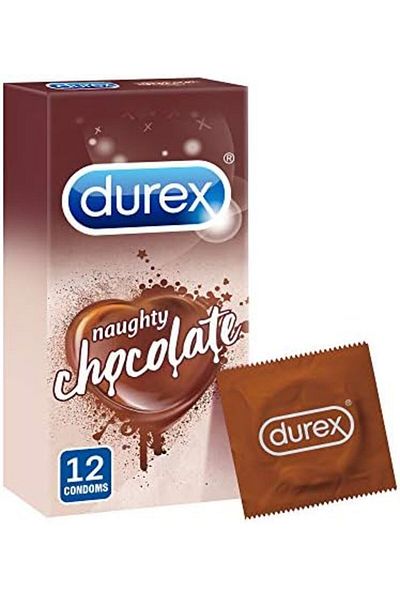 Durex Naughty Chocolate Flavored Condoms - Pack of 12