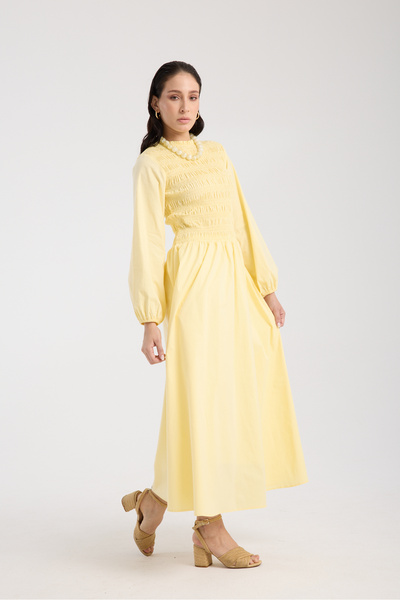 edda Gipe Detaylı Elbise