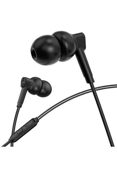 Xo Wired headphones with microphone, 3.5mm jack - XO EP33 - Black