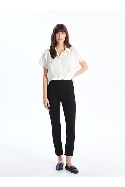 LC Waikiki Women's Elastic Waist Plain Tights