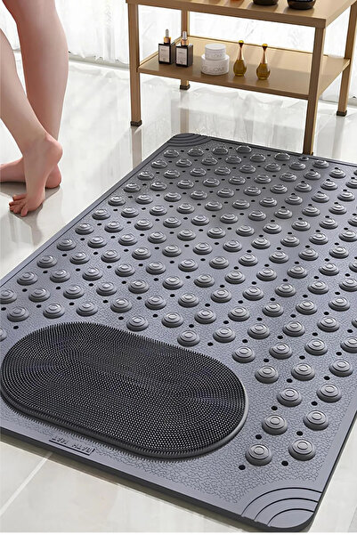 UFİX Присоска для ванни та душу, що не ковзає, душова кабіна, ванна, вакуумна підставка для ніг, масажний килимок для ванни 36x69,5 см
