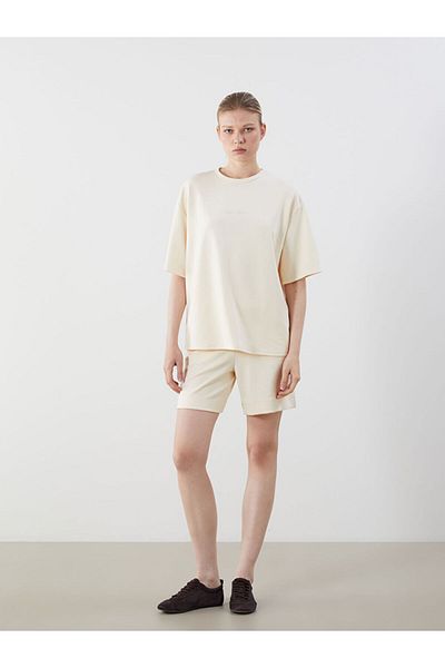 LC Waikiki Sari Crew Neck Oversize Women's T-Shirt