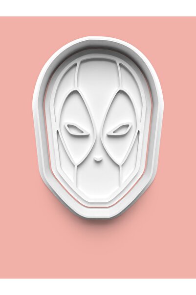 AKTASTORE قالب بسكويت على شكل ديدبول وقالب عجينة السكر