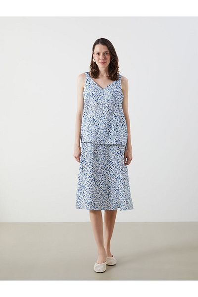 LC Waikiki Bluză florală cu decolteu în V sezon nou - S5N594Z8