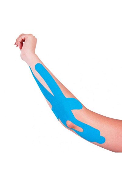 SIKS ® Bandă kinesiologică pentru susținere musculară, pentru sportivi și atleți, albastră