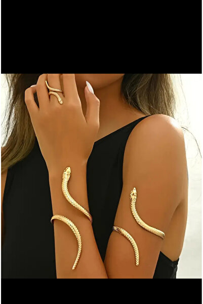 Marmara Snake Bracelet Ring and Bracelet Elegance