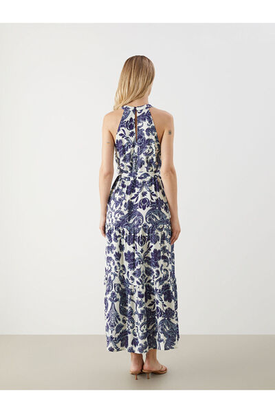 LC Waikiki LCW Halter Yaka Çiçekli Elbise