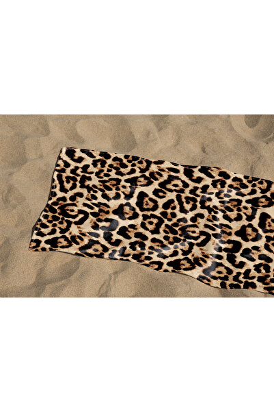 Erays Home Leopard Leopard Digital Printed Beach Towel Women's Beach Towel Sea Towel