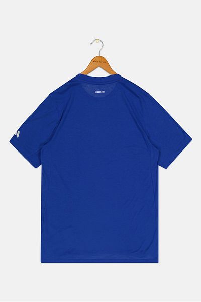 adidas Kids Boy Brand Logo Short Sleeves Training Top, Blue