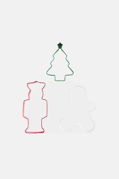 Muy Mucho 3 Pieces Cookie Cutter Set, Multicolor