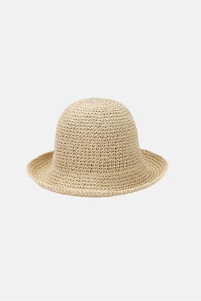 Tchibo Women Textured Bucket Hat, Tan
