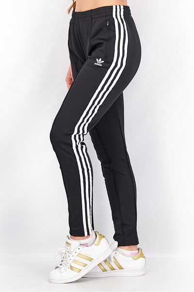 adidas Women Sportswear Fit 3 Stripes Track Pants, Black