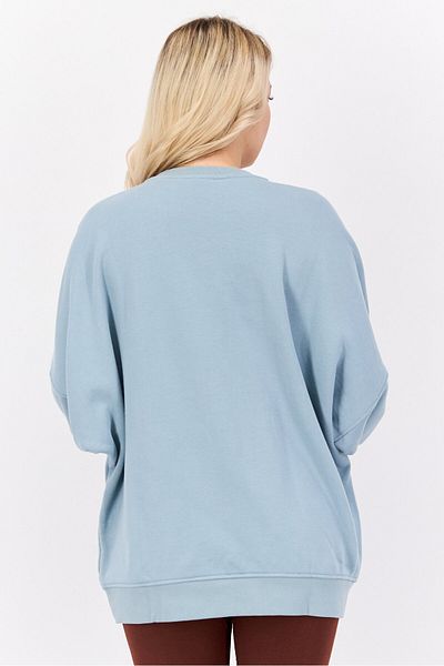 adidas Women Sportswear Fit Training Sweater, Blue