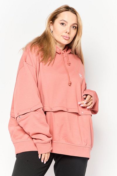 adidas Women Sportswear Fit Long Sleeve Training Sweatshirts, Light Brown