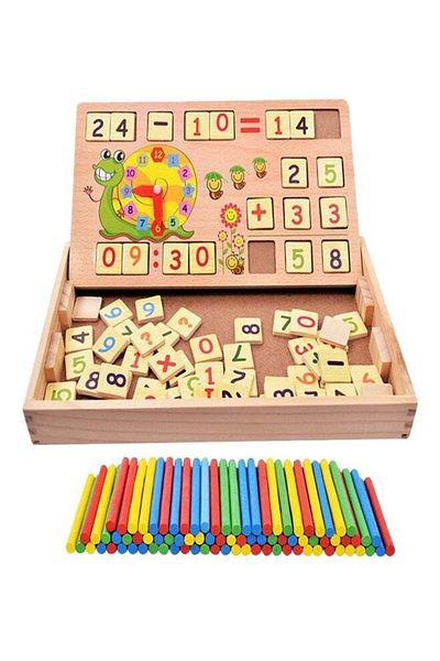 Generic Numbers And Arithmetic Symbols Counting Sticks Box