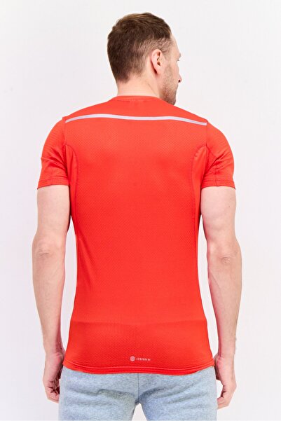 adidas Men Sportswear Fit Short Sleeve Training T-shirt, Red