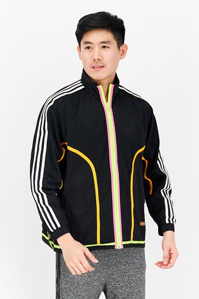 adidas Men Sportswear Fit Training Jacket, Black/White