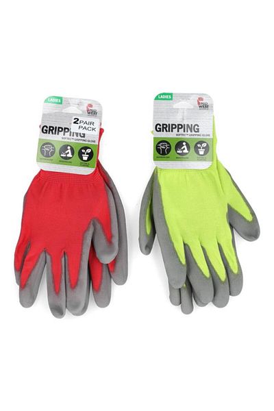 Generic Midwest 2-Pair Secure Handling Gripping Glove Set for Women Multicolor