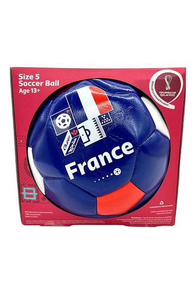 Generic Kole High Quality France FIFA Soccer Ball Blue Size 5 AE977