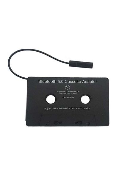 Generic محول كاسيت BT من Muslady I8065-A أسود