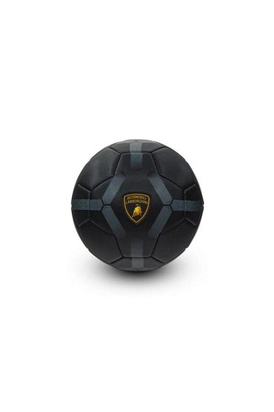 Generic LAMBORGHINI Striped Size 5 Soccer Ball Black 12.7cm 148835