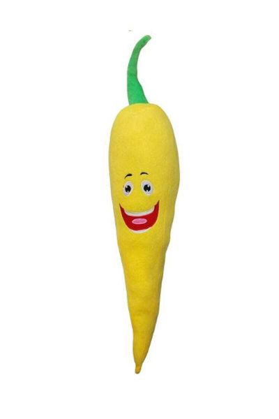Toy Box Treasures Pepper-Shaped Stuffed Doll, Large Size, 80 cm