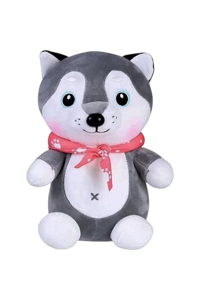 Toy Box Treasures Husky Plush Toy, Marshmallow Series, Fluffy - Perfect for Kids, Squishy & Adorable, 21cm Size