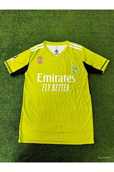 FAMİLYSTAN Yeni Sezon 2023/24 R./.Madrid COURTOİS/1 Numara Kaleci Forma Spor T-Shirt