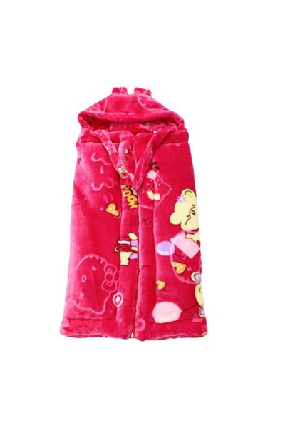 Generic STARGOLD Royal Super Soft Baby Blanket 95x100cm – Premium Spain Quality, Red with Cute Prints