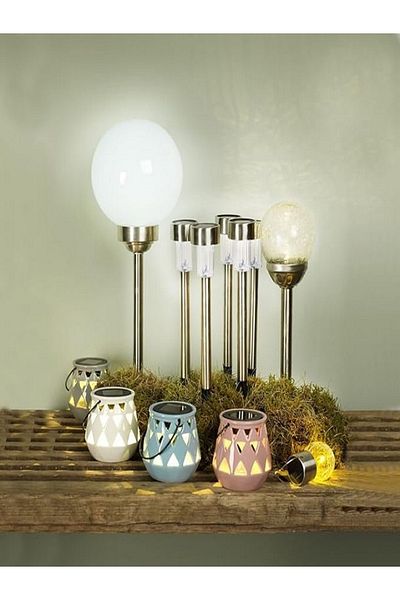micasa Plastic Weatherproof Solar Ball Light for Patio