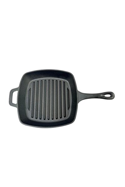Generic PARFAIT Ergonomic Handle Cast Iron Square Shaped Grill Pan Black 44.5 x 26cm XG250