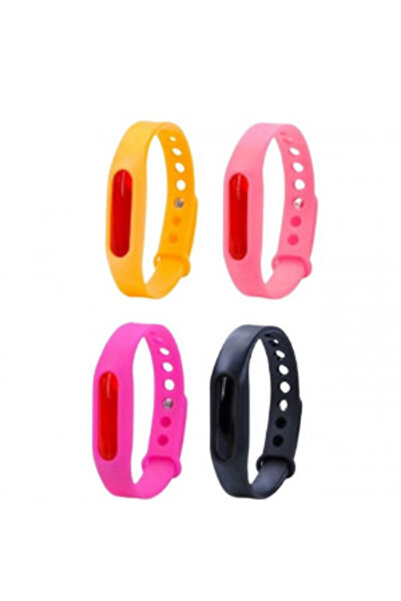 OEM Set of 4 anti-mosquito silicone bracelets, multicolor