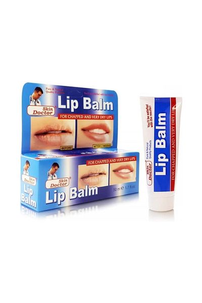 Skin Doctor Lip Balm Cream 50ml – Repairing Care for Chapped & Very Dry Lips, Long-Lasting Moisture
