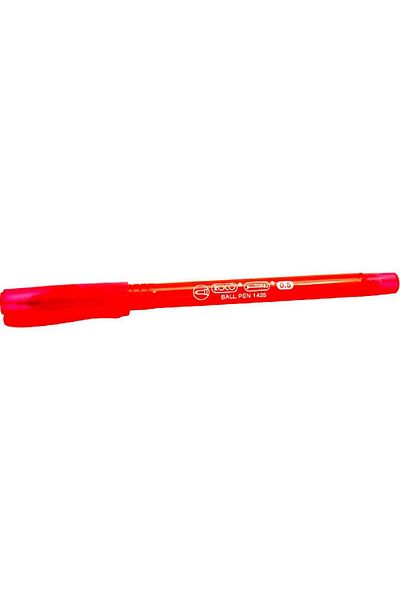 Roco 1425 Red Dry Ink Ballpoint Pens – 0.5mm, Pack of 10