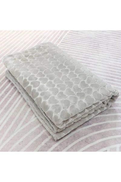Generic STARGOLD Baby Blanket Cloudy 110x140cm – Ultra-Soft Lightweight All-Season Fleece in Elegant Grey