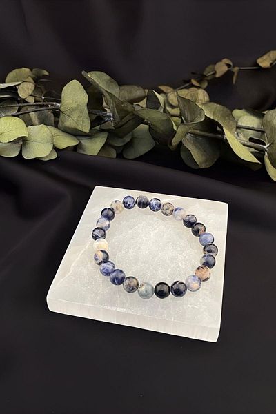 Dünya Doğal Taş Sodalite Stone Bracelet