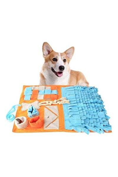 HALAMODO بساط تغذية الحيوانات الأليفة متعدد الألوان 50 × 70 سم