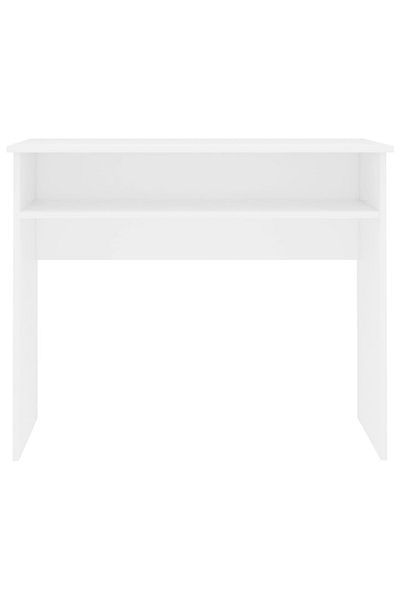 vidaxl Desk White 90x50x74 cm Engineered Wood