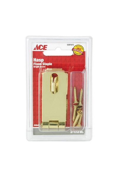 Generic مشبك أمان ثابت من النحاس اللامع عالي الجودة من ACE، ذهبي، مقاس 2-1/2 بوصة، رقم 5287073