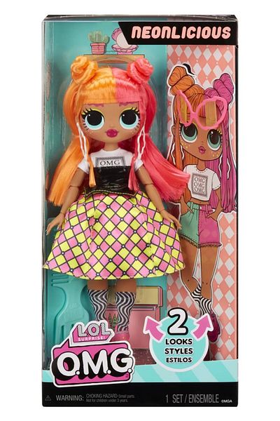 LOL L.O.L. SURPRISE! OMG NEONLICIOUS FASHIONIST DOLL WITH ACCESSORIES