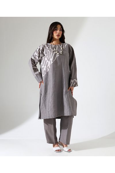 Mankens Fashion Viscose Linen Long Tunic Set