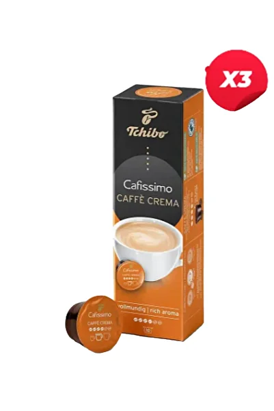 Tchibo 10 Κάψουλες καφέ Caffè Crema Aroma X3