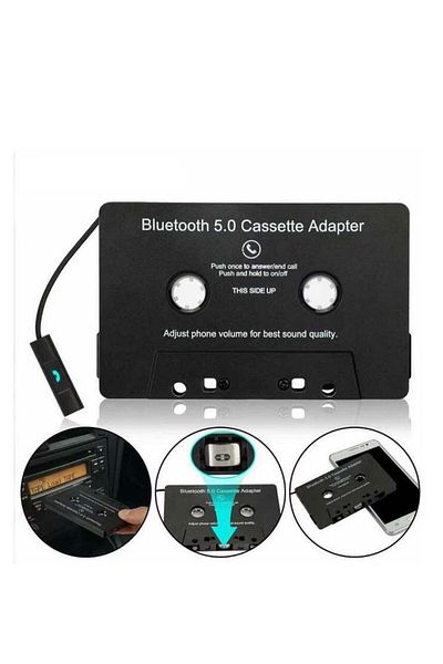 DUNISO BT Cassette Adapter For Car With Stereo, Cassette Converter, Tape Converter, Wireless Cassett