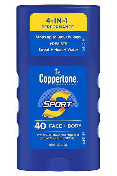 Coppertone Sport Spf40 Sunscreen Stick for Face and Body 42.5Gr