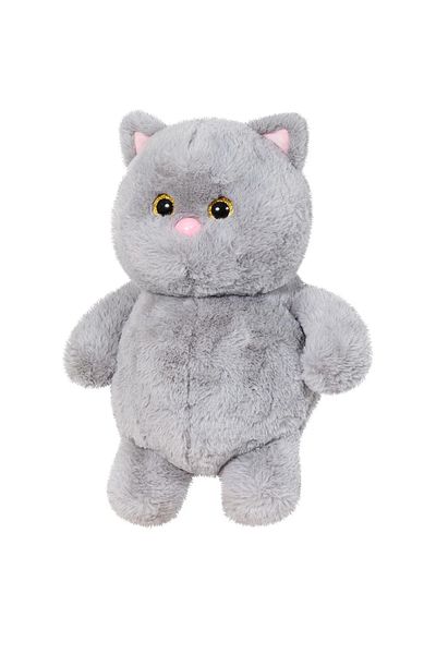 STIP GREY CAT PLUSH 35CM